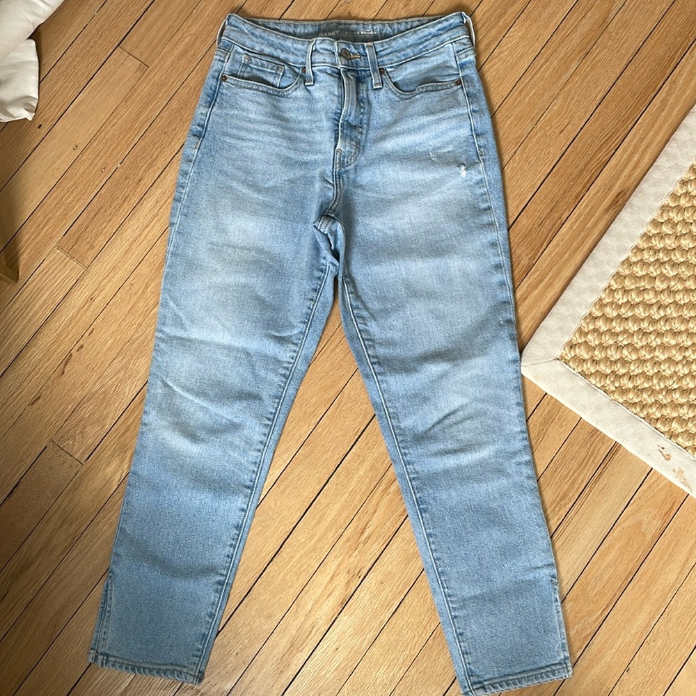 High-rise straight jeans from OLD NAVY